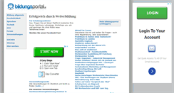 Desktop Screenshot of bildungsportal.at
