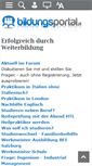 Mobile Screenshot of bildungsportal.at