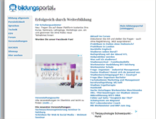 Tablet Screenshot of bildungsportal.at